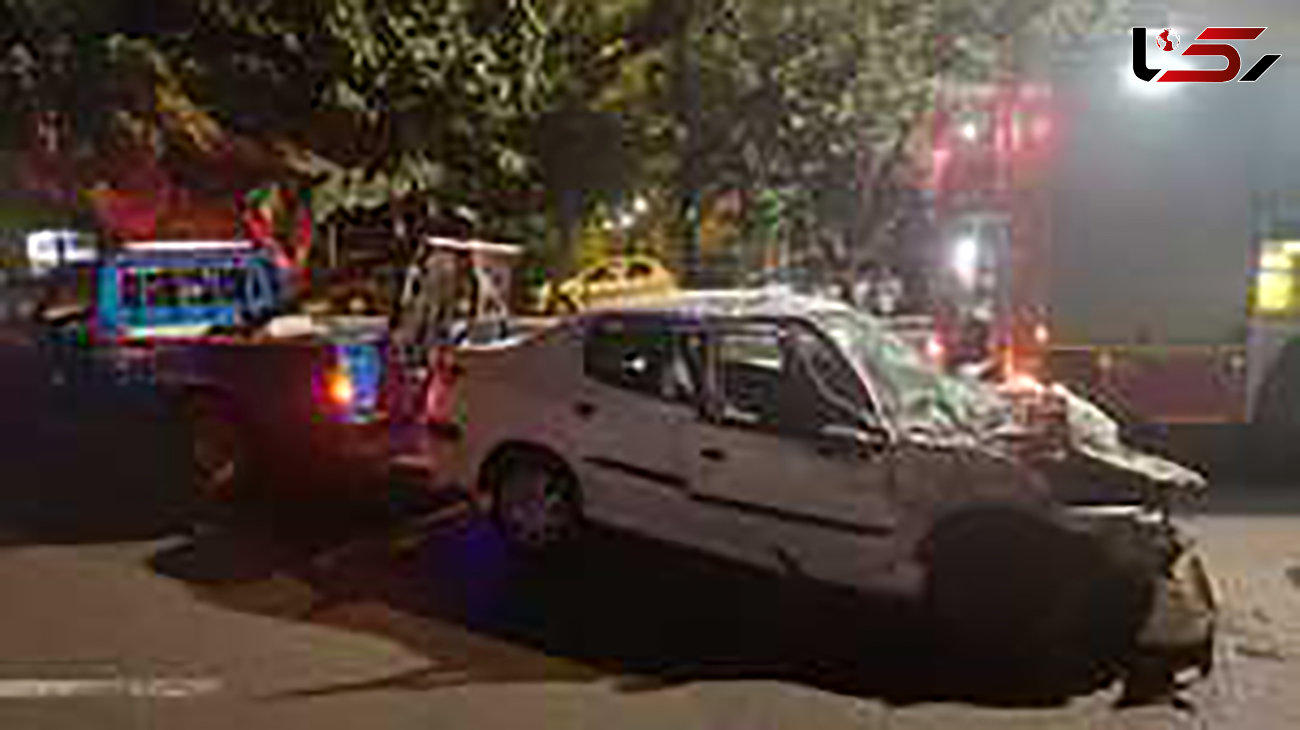 تصادف هولناک کامیون میکسر با پژو 206 در سئول 