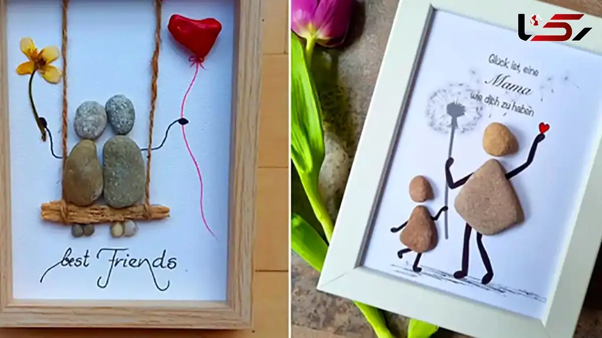 ایده‌ ای ناب برای هدیه؛ تابلوهای عاشقانه دست ساز / 15 طرح خاص تابلوی سنگی