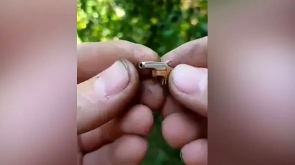 تیراندازی از تفنگ مینیاتوری را ببینید + فیلم