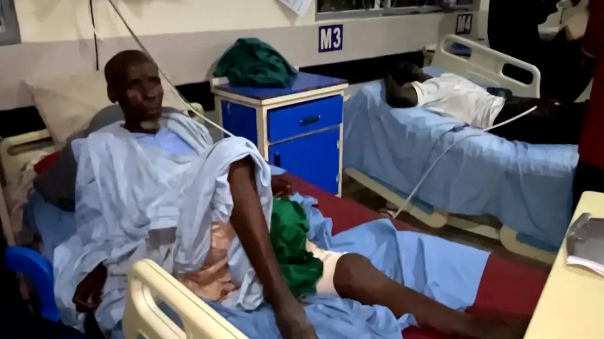 فیلم حمله تروریستی به نمازگزاران در مسجد مایدوگوری