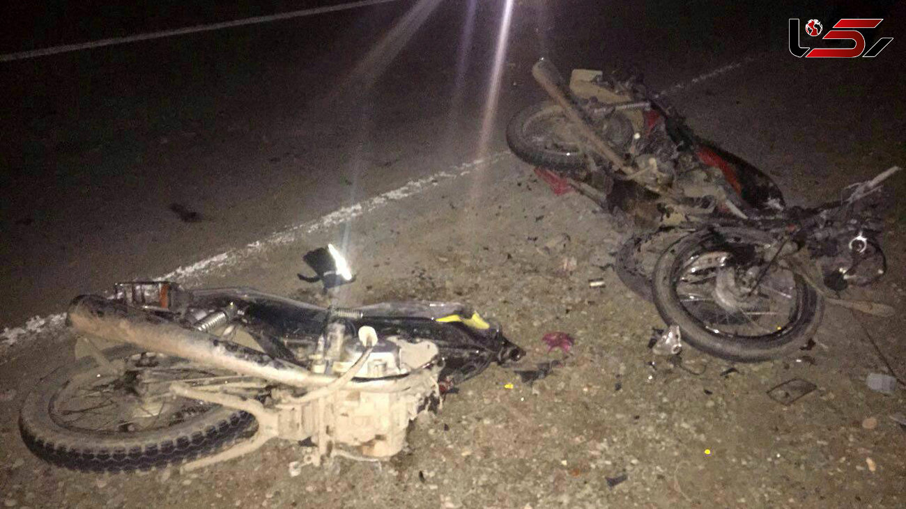 شاخ به شاخ دو موتورسیکلت در ورامین / موتور نصف شد و راکبان کشته شدند + عکس 