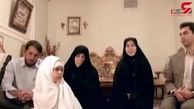 «من تبرک شدم »+فیلم تازه منتشر شده و تکان‌دهنده از بوسه رهبرانقلاب بر لباس یکی از شهدا به درخواست دختر شهید 