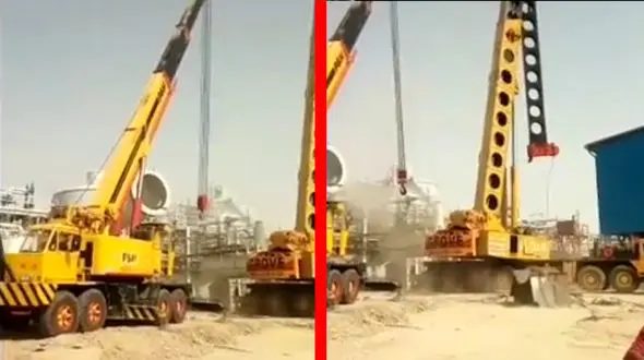 فیلم / به همین راحتی 4 نفر در شرکت نفت ستاره جان باختند 