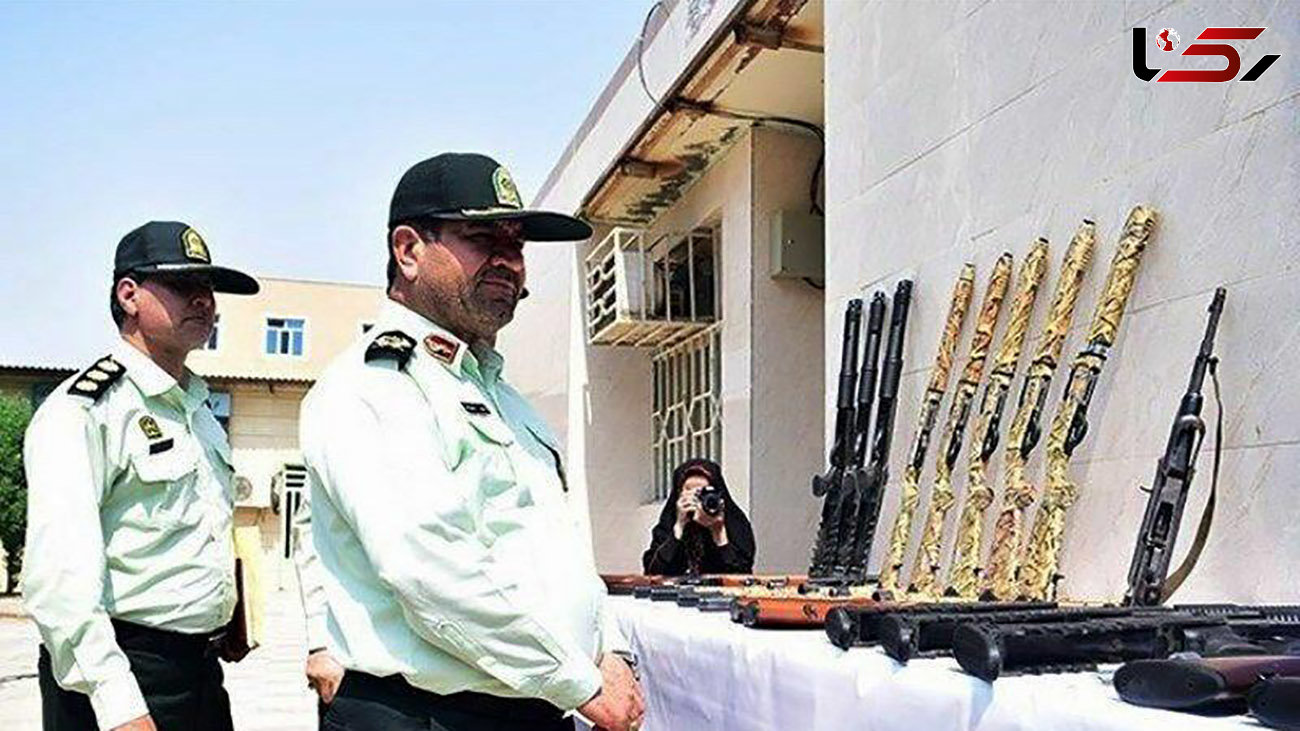 انهدام 5 باند قاچاق سلاح و مهمات در خوزستان
