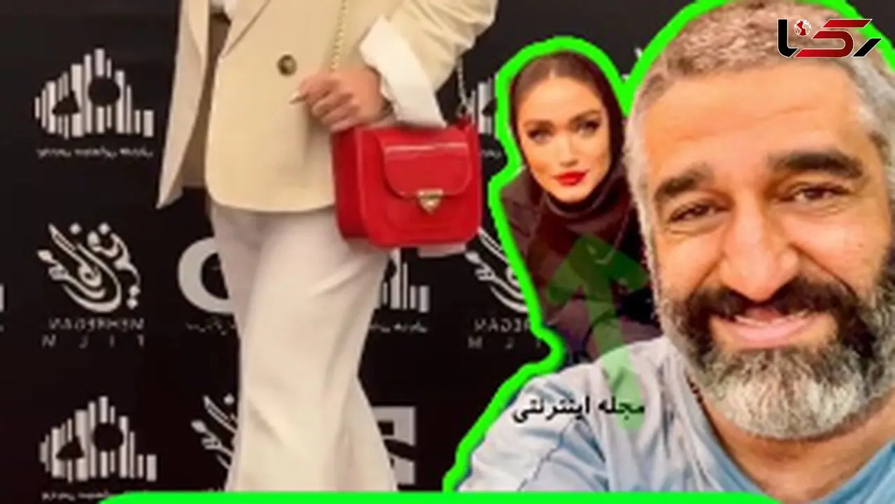 همسر جدید پژمان جمشیدی کیست؟/ فیلم استایل فرزانه قاسم زاده و پژمان جمشیدی در اکران فیلم!