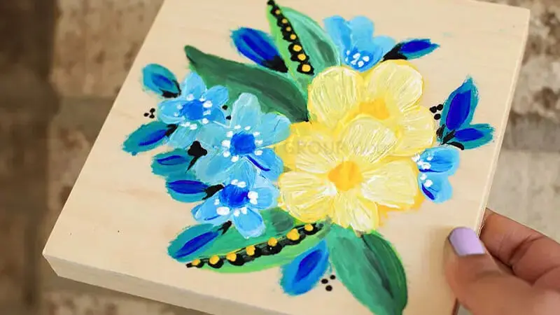 نقاشی روی چوب فانتزی