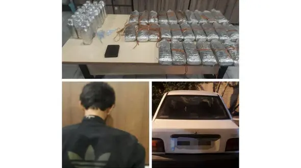 جاسازی ماهرانه 43 کیلو تریاک در پراید لو رفت / در شهرری فاش شد + عکس