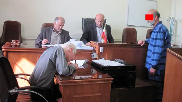 اقدام زشت مرد کثیف با دختر بیمار + عکس دادگاه