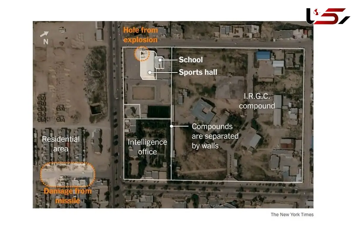 برخورد موشک جدید آمریکا به یک مدرسه در لامرد؛ ۲۱ نفر کشته شدند