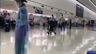  فیلم رفتار خنده دار والیبالیست  ایرانی در فرودگاه توکیو