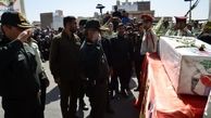 پیکر مطهر شهید مدافع نظم و امنیت در لرستان تشییع شد