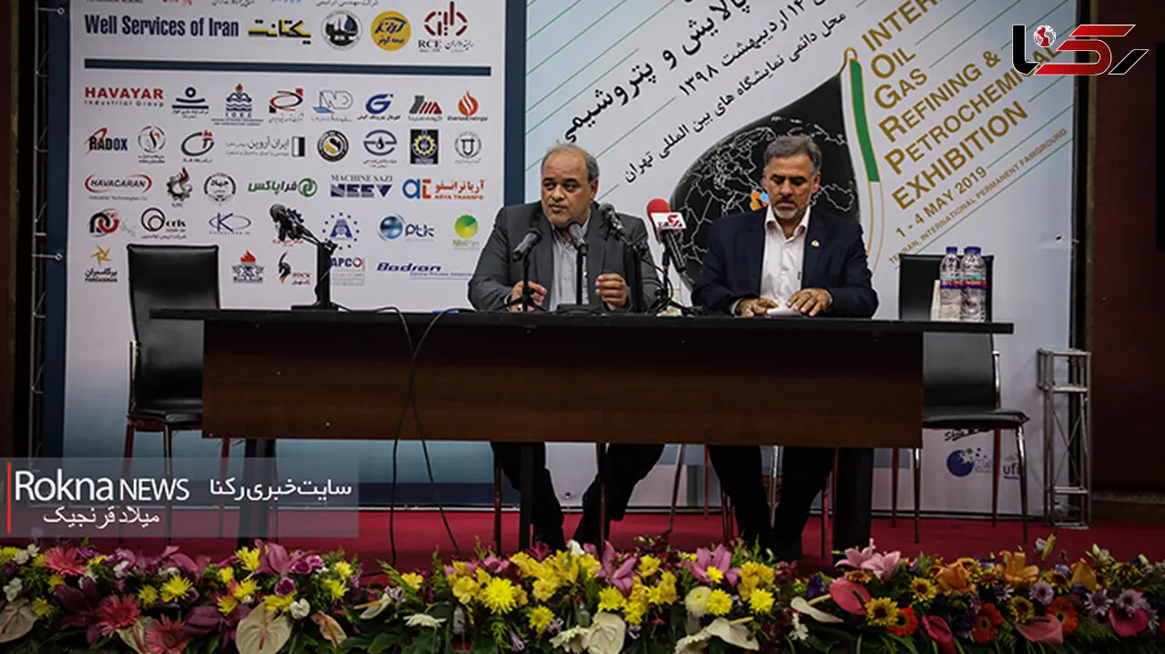 نشست خبری مدیرعامل شرکت بهره‌برداری نفت و گاز کارون در نمایشگاه نفت+فیلم