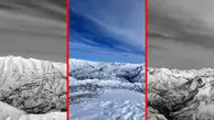 فیلم روز برفی قله توچال تهران