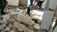 ویرانی یک خانه با انفجار  گاز در امیرآباد + عکس 