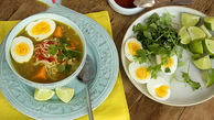 سوپ مرغ اندونزی، یک سوپ مقوی برای افطار 