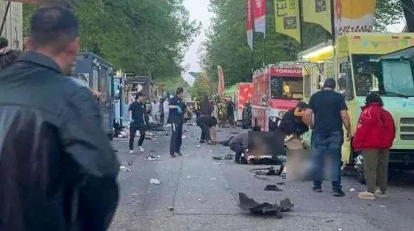 جزئیاتی تازه از حادثه وحشتناک جشن «لاپولاپو» درونکوور / راننده‌ای با خودرو از روی جمعیت رد شد