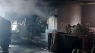 آتش سوزی هولناک در خانه خانواده قزوینی