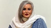 تیپ متفاوت نعیمه نظام‌دوست در یک مراسم هنری