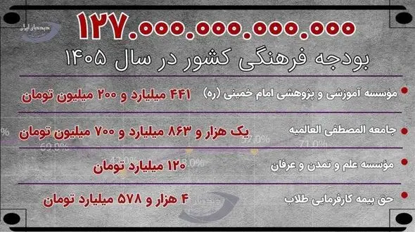 بودجه های جنجال برانگیز نهادها چقدر است؟