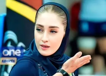 آیتک سلامت زیباترین والیبالیست ایران در لباس عروس / عکس نصفه و نیمه از داماد انشالله جذاب