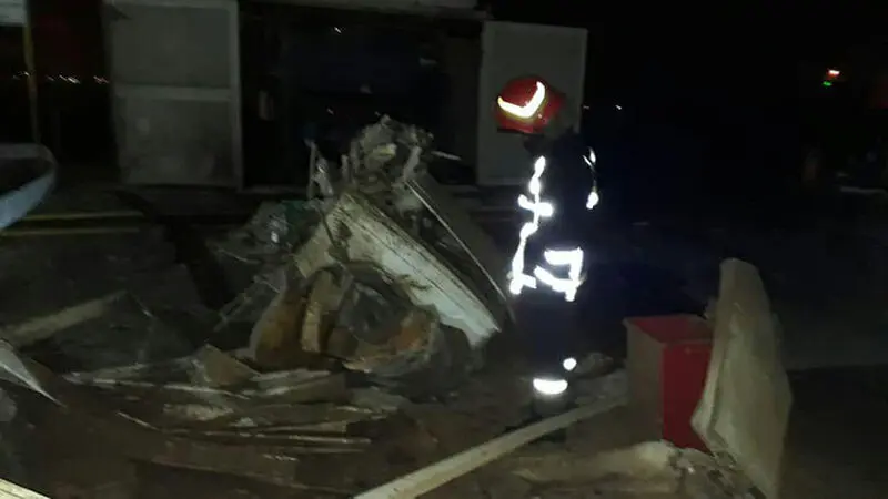 انفجار جایگاه CNG در جاده آبادان به اهواز