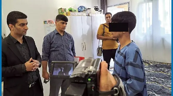بازسازی صحنه حادثه سقوط مرگبار دختر جوان در پرونده جنایی  با 4 پسر مشهدی که متهم هستند