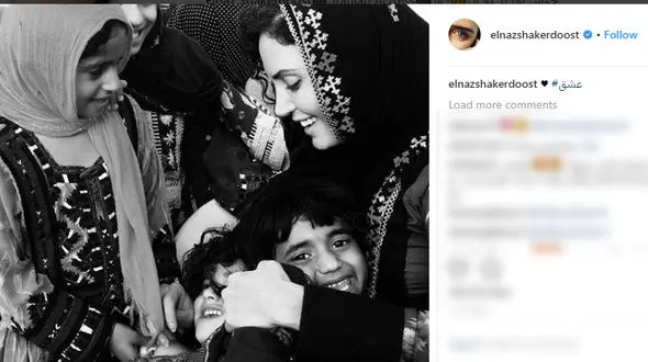 عکس متفاوت و با عشق الناز شاکردوست 