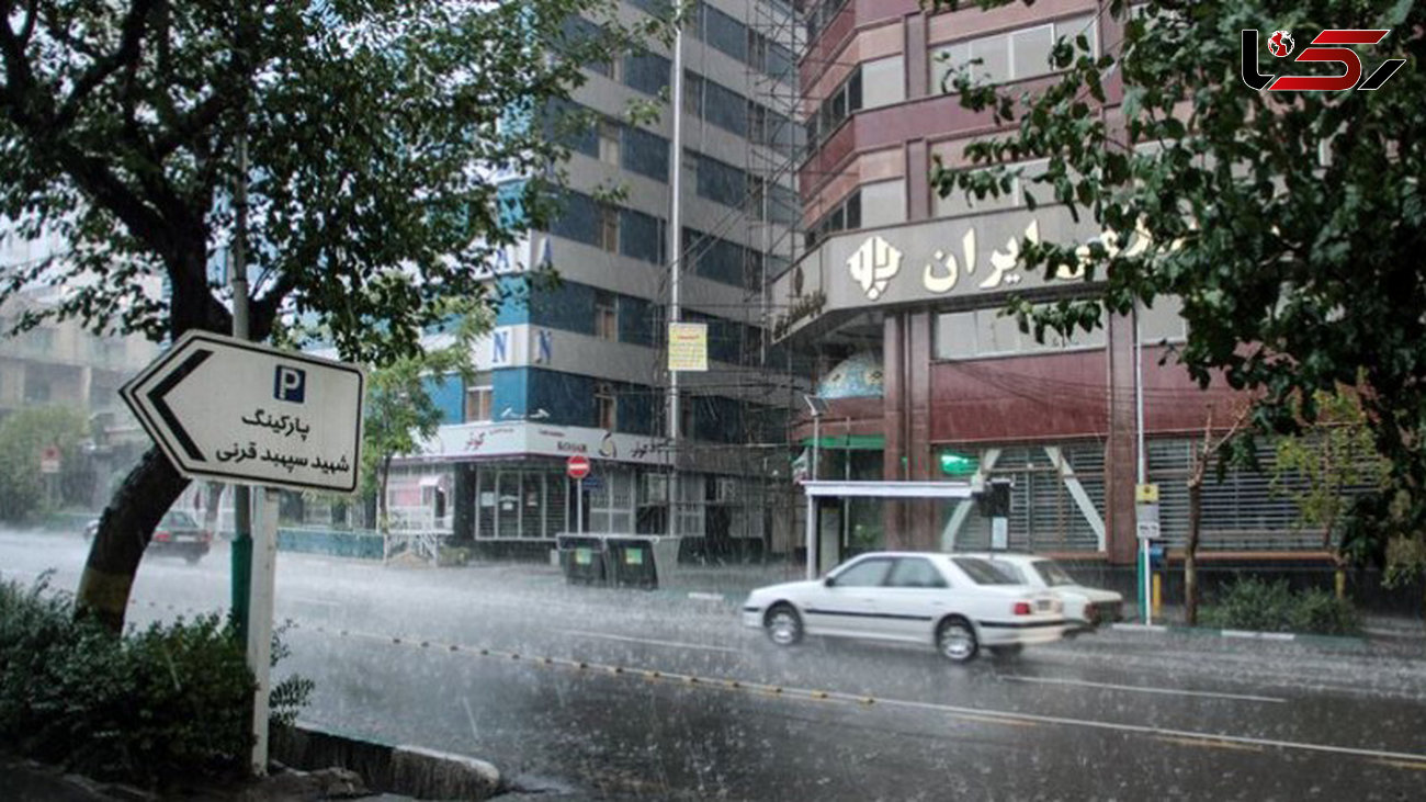 احتمال بارش تگرگ و وزش باد شدید در برخی نقاط تهران 