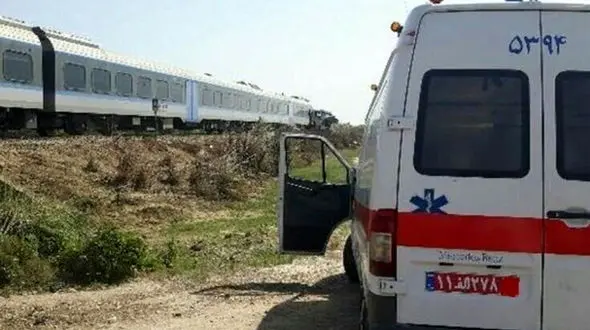 جان باختن یک مرد در حادثه برخورد با قطار در اهواز