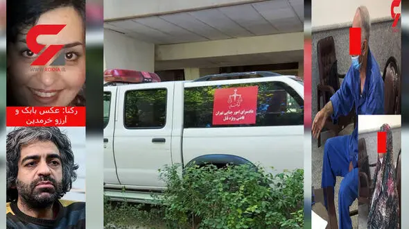  بازسازی صحنه قتل بابک خرمدین و خواهرش دیروز در شهرک اکباتان + عکس لحظه حضور پدر و مادر در قتلگاه