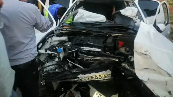 ۴ مصدوم بر اثر تصادف سواری پژو با پراید در محور دهلران-اندیمشک