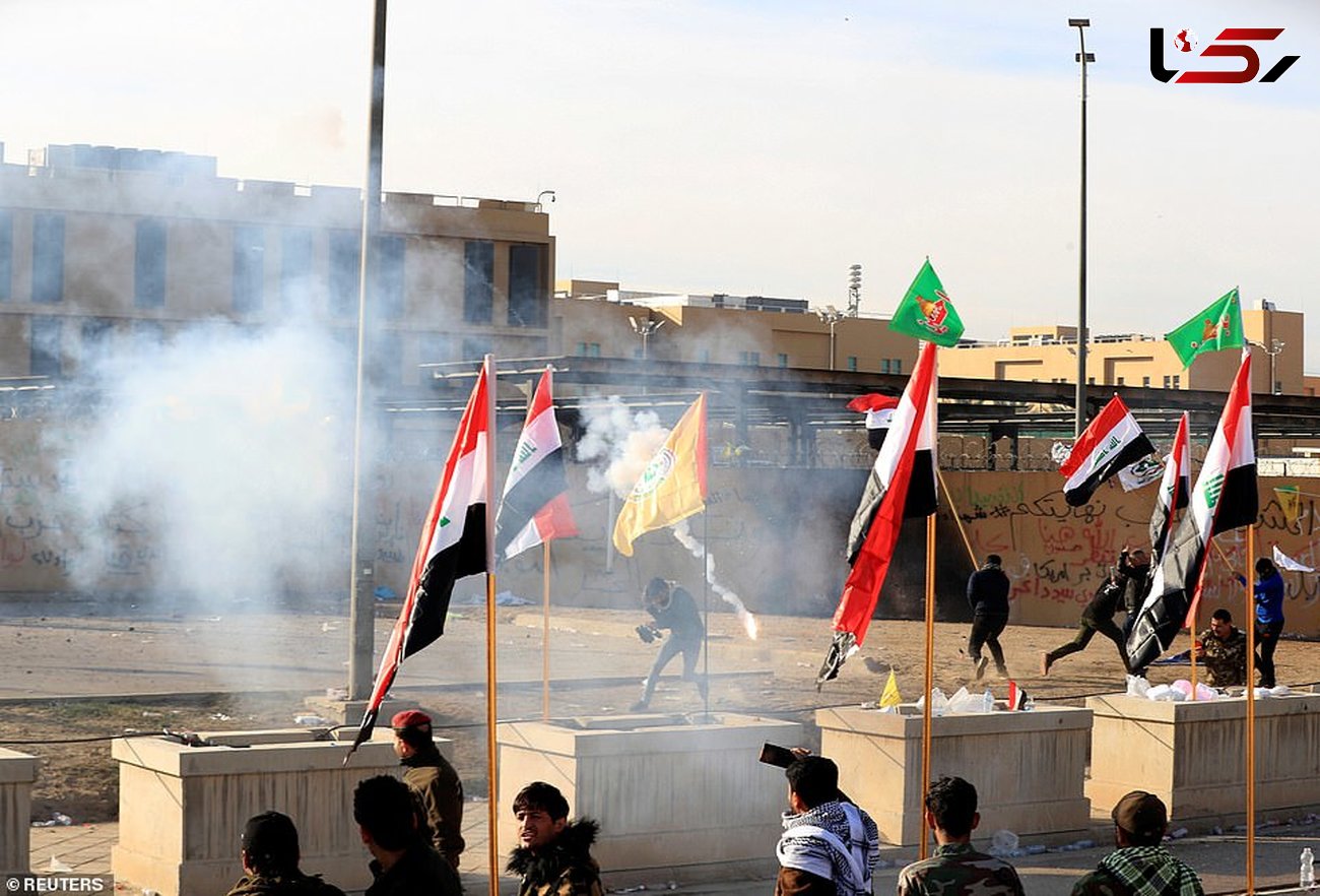 تصاویر دیده نشده از سفارت سوخته آمریکا در بغداد