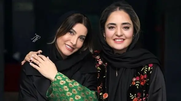 فیلم / نرگس محمدی و فریبا نادری : ما قهر نیستیم خیلی هم ... / بغل و ماچ شدید بچلونی برای  بازار گرمی  ... / تمام شدن رابطه دوستانه‌شان با این شو بازی ...