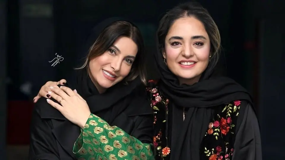 نرگس محمدی و فریبا نادری : ما قهر نیستیم خیلی هم ... / بغل و ماچ شدید بچلونی برای بازار گرمی ... / تمام شدن رابطه دوستانه‌شان با این شو بازی ...