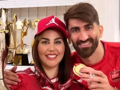 عکس ها / خاص ترین فرش ایرانی در خانه مجللو شاهانه علیرضا بیرانوند / اکرم بانو هم خوش سلیقه هم عاشق آقای دروازه بان