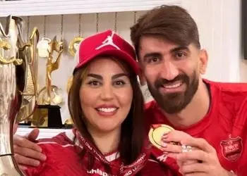 عکس ها / خاص ترین فرش ایرانی در خانه مجللو شاهانه علیرضا بیرانوند / اکرم بانو هم خوش سلیقه هم عاشق آقای دروازه بان