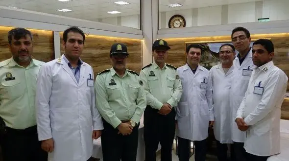 افتتاح درمانگاه شبانه روزی نیروی انتظامی در آبادان + عکس 