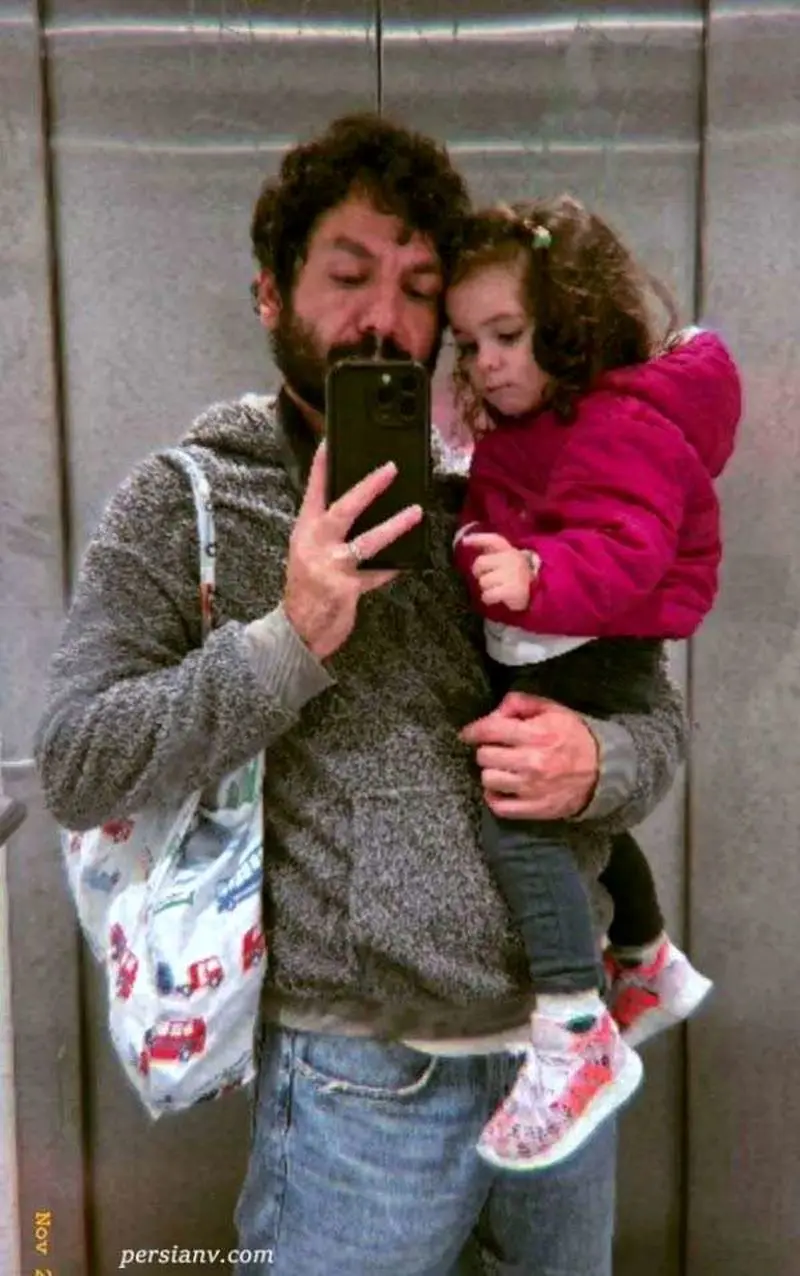 عباس غزالی دخترش