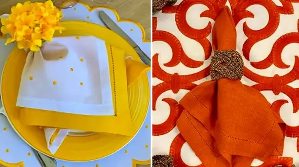 دستمال سفره مدرن و شیک؛ 15 طرح پارچه‌ ای خاص برای مراسم‌ ها