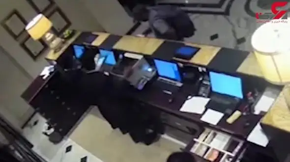 لحظه ورود بمبگذار انتحاری به هتلی در سریلانکا + فیلم 