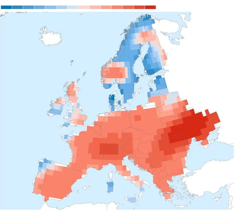 Europe’s water reserves drying up
