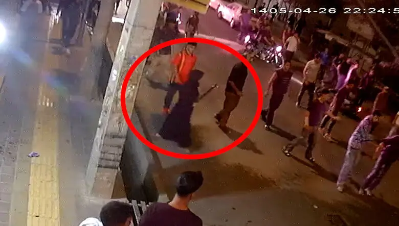 فیلم / شمشیر کشی یک زن در نسیم شهر / 5 نفر بازداشت شدند + گفتگو