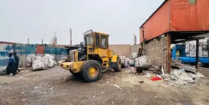 جمع‌آوری ۱۸۰۰ کیلوگرم پسماند خشک از مراکز غیرمجاز در محدوده ناحیه ۳