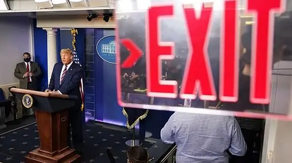 جزئیات رفتن ترامپ از کاخ سفید 