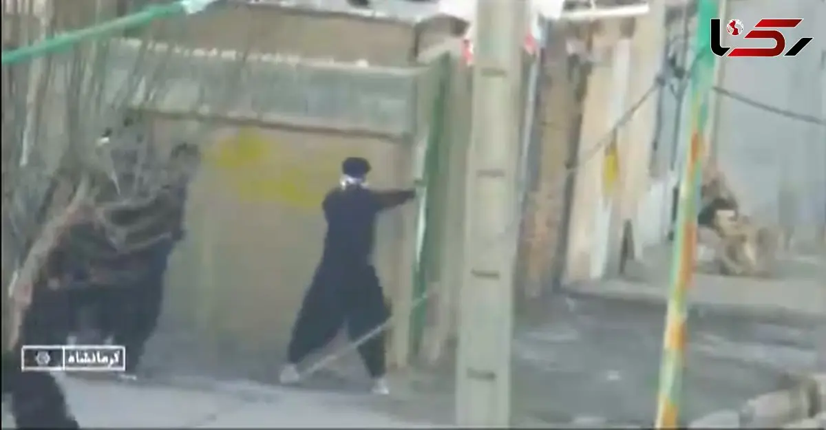 فیلم تیراندازی افراد مسلح در شهرهای کرمانشاه و اصفهان