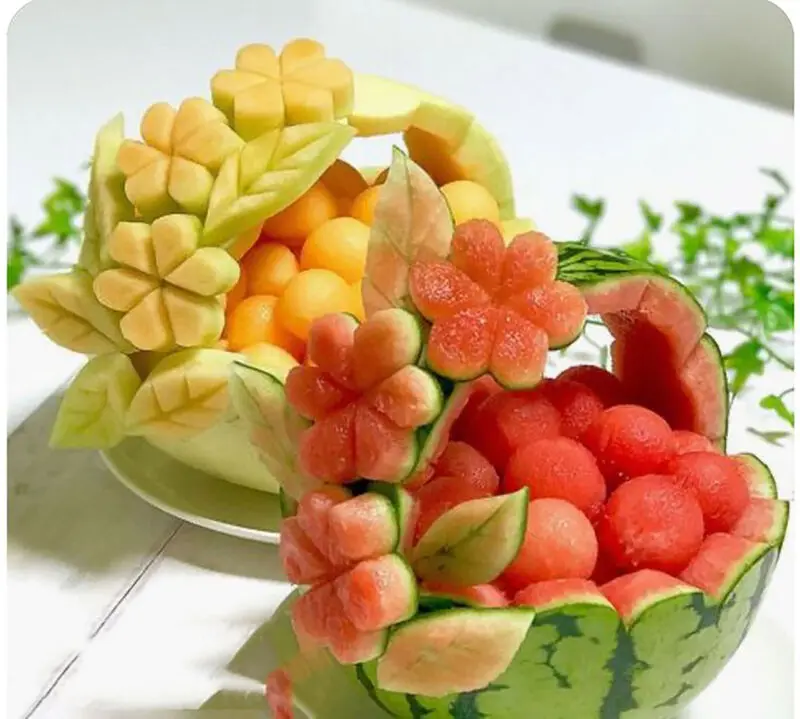 تزیین هندوانه شب یلدا برای عروس