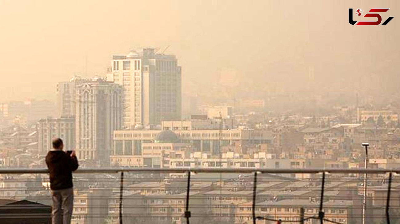 هوای تهران برای گروه های حساس آلوده است 