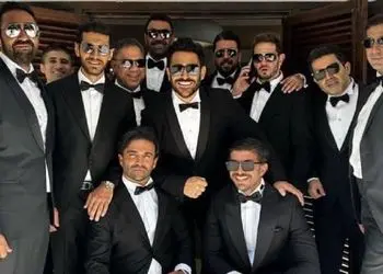 رونمایی از تنها فوتبالیست حاضر در جشن عروسی رضا گلزار: من و رضا از اول ابتدایی با هم همکلاس بودیم رفاقت ما حالا حدوداً 40 ساله شده است و...