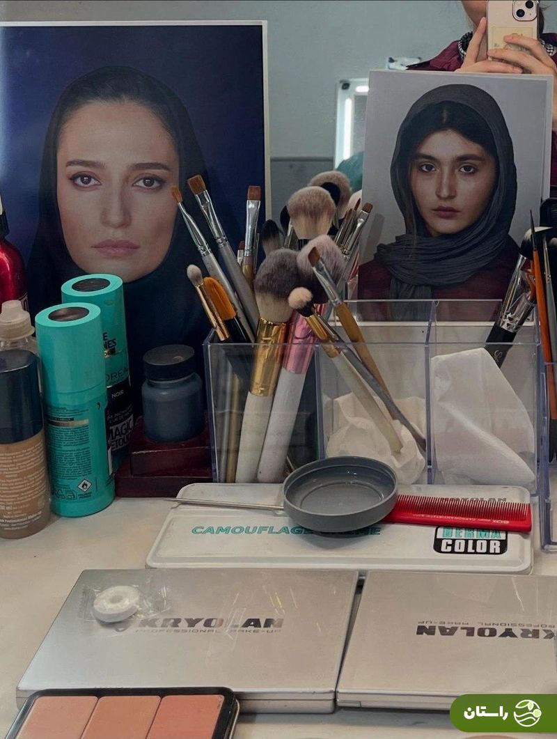 تصاویر دیدنی از پشت صحنه سریال وحشی؛ داوود (جواد عزتی)، رها (نگار جواهریان) و شکوفه (زهرا مددی)