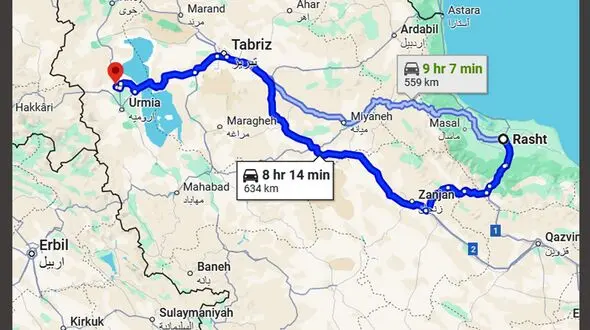 از باغات آذربایجان تا آسمان رشت